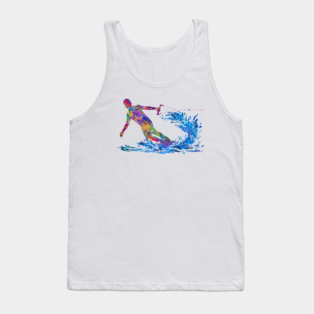 Wakeboarding Tank Top by Yahya Art